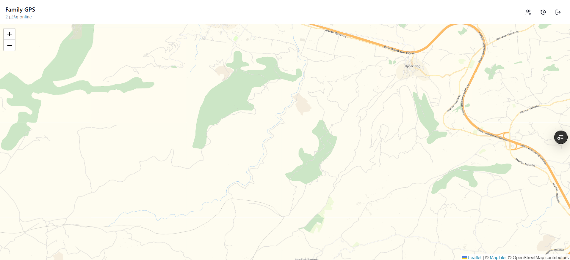 Family Tracker Spot web application